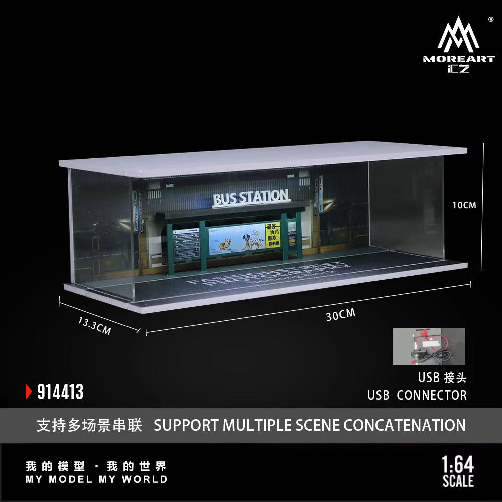 [Preorder] MoreArt 1:64 THEME LIGHTING ASSEMBLY SCENE (3 Versions) MO914413/MO914414/MO914415