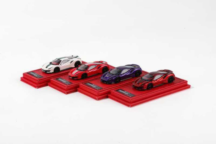 [Preorder] Rotating Wheel 1:64 Ferrari 488 Pista (4 Colours)