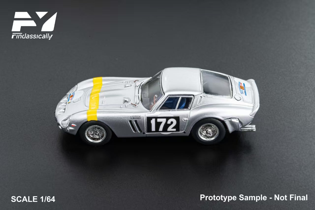 Ferrari 250GTO '64 プラモデルキット Preorder] Findclassically 1:64 Ferrari 250 GTO (3 Versions