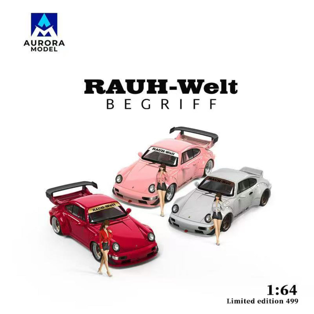 Aurora Model 1:64 Porsche RWB964 (6 Versions)