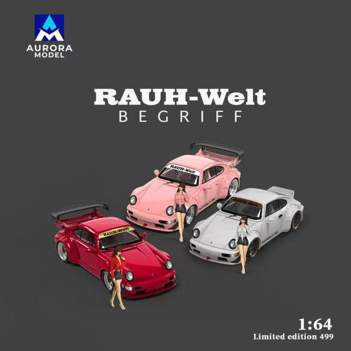 Aurora Model 1:64 Porsche RWB964 (6 Versions)