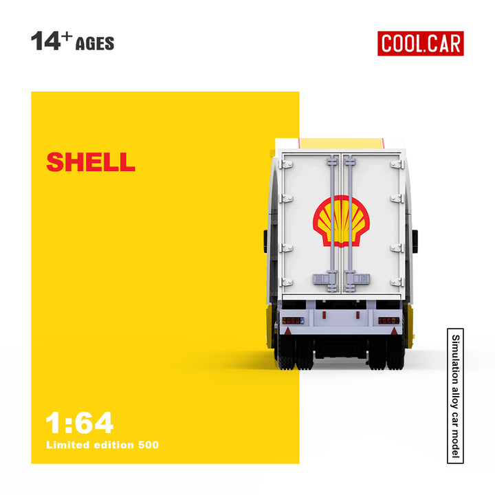 [Preorder] Cool Car 1:64 Shell Livery Freightliner Container Truck CC800112