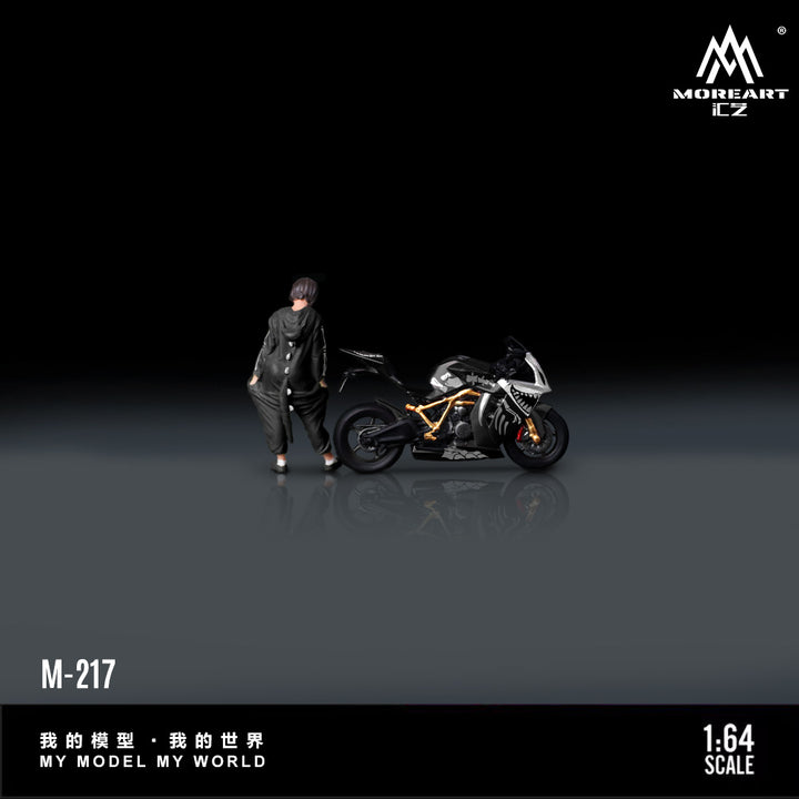 [Preorder] MoreArt 1:64 KTM1190 HUAGU DRAGON MOTORCYCLE DOLL MO222217