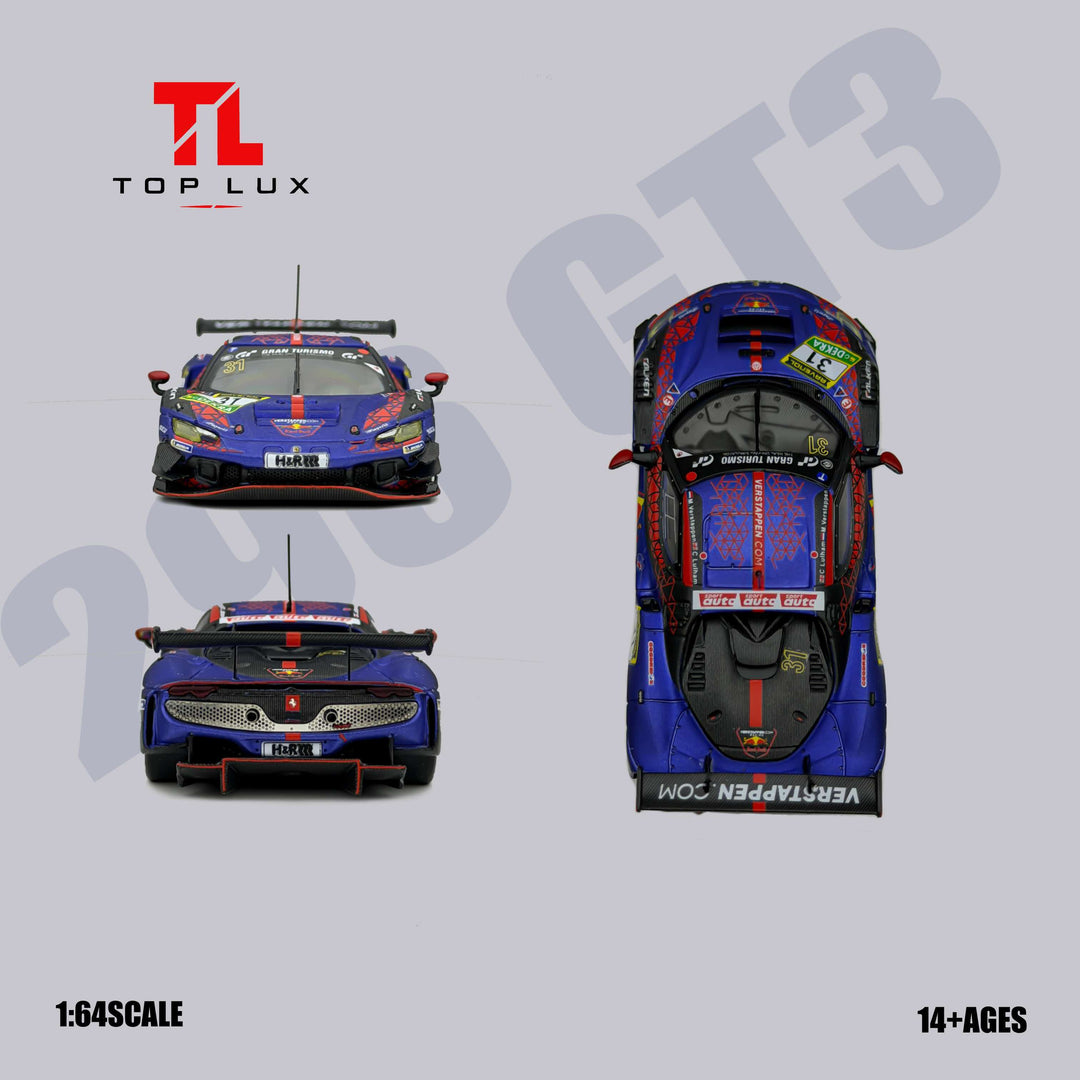 [Preorder] TOP LUX 1:64 296GT3 Red Bull 