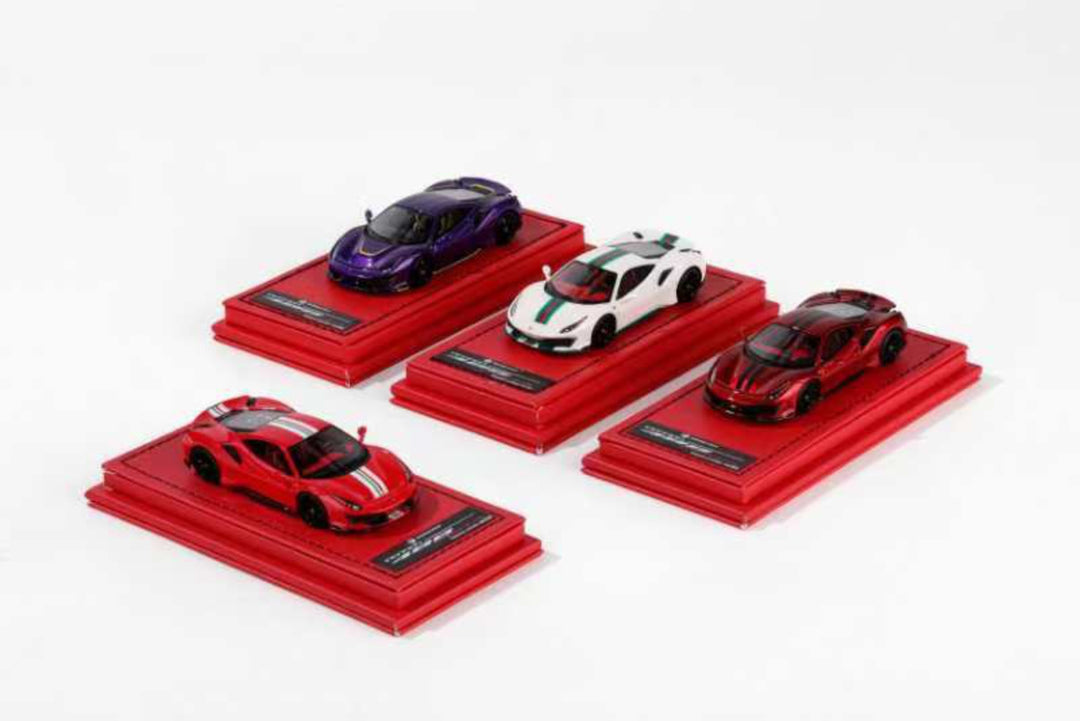 [Preorder] Rotating Wheel 1:64 Ferrari 488 Pista (4 Colours)