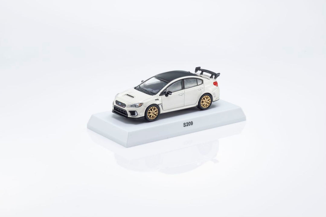 [Preorder] Kyosho 1:64 SUBARU WRX STI  MINI CAR & BOOK - White