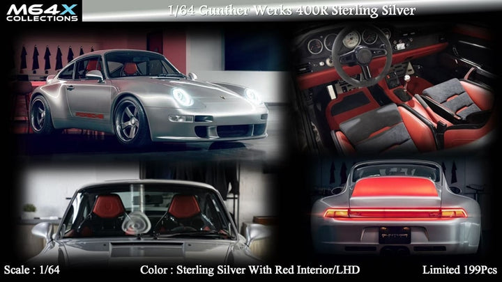 M64X 1:64 Gunther Werks 911 400R (6 Variants)