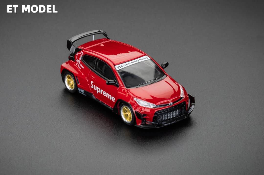 Fuji 1:64 Toyota GR Yaris Pandem Rocket Bunny Wide-Body Lowside (2 Version)