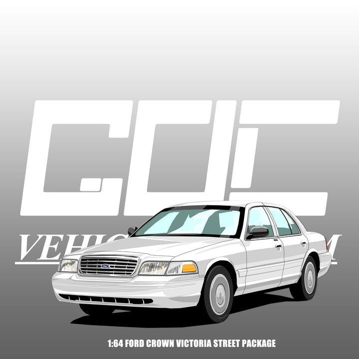 GOC 1:64 Ford CROWN VICTORIA Street package official version white