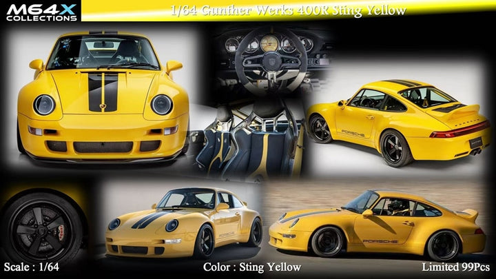 M64X 1:64 Gunther Werks 911 400R (6 Variants)