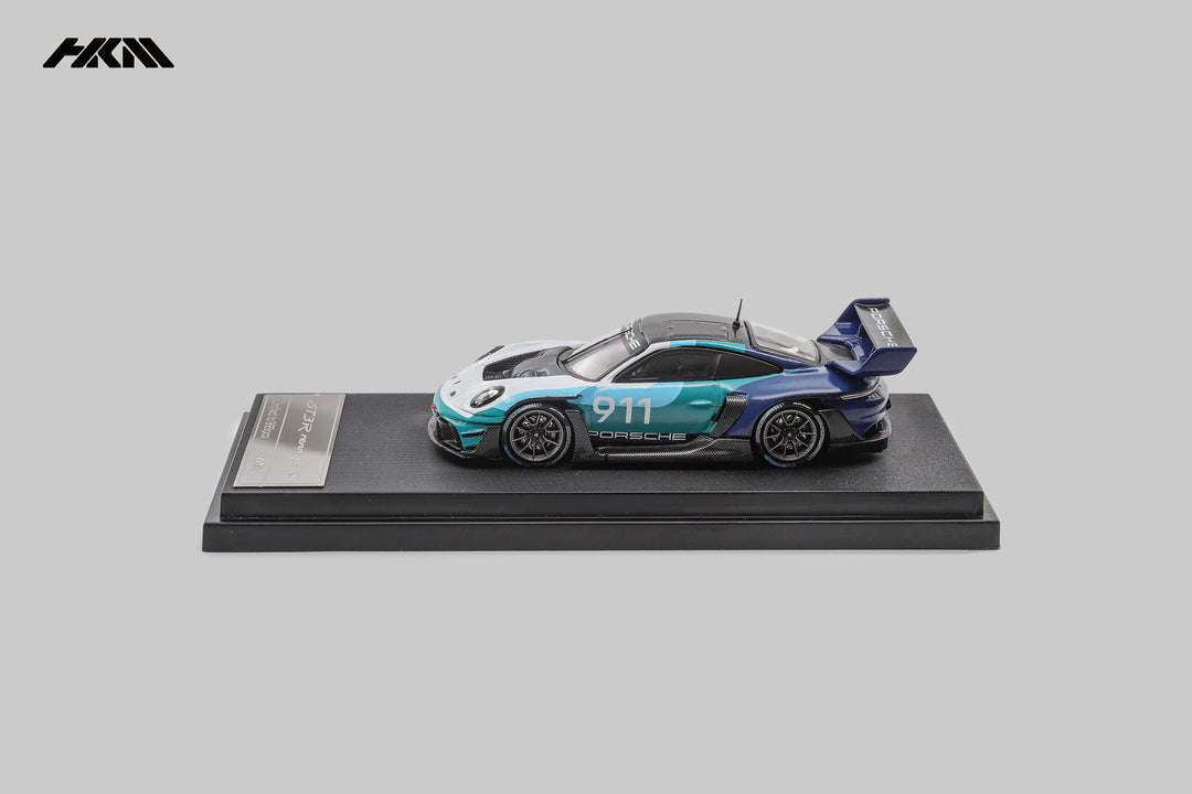 [Preorder] HKM 1:64 Porsche 911 (992) GT3 R Rennsport (3 Colours)