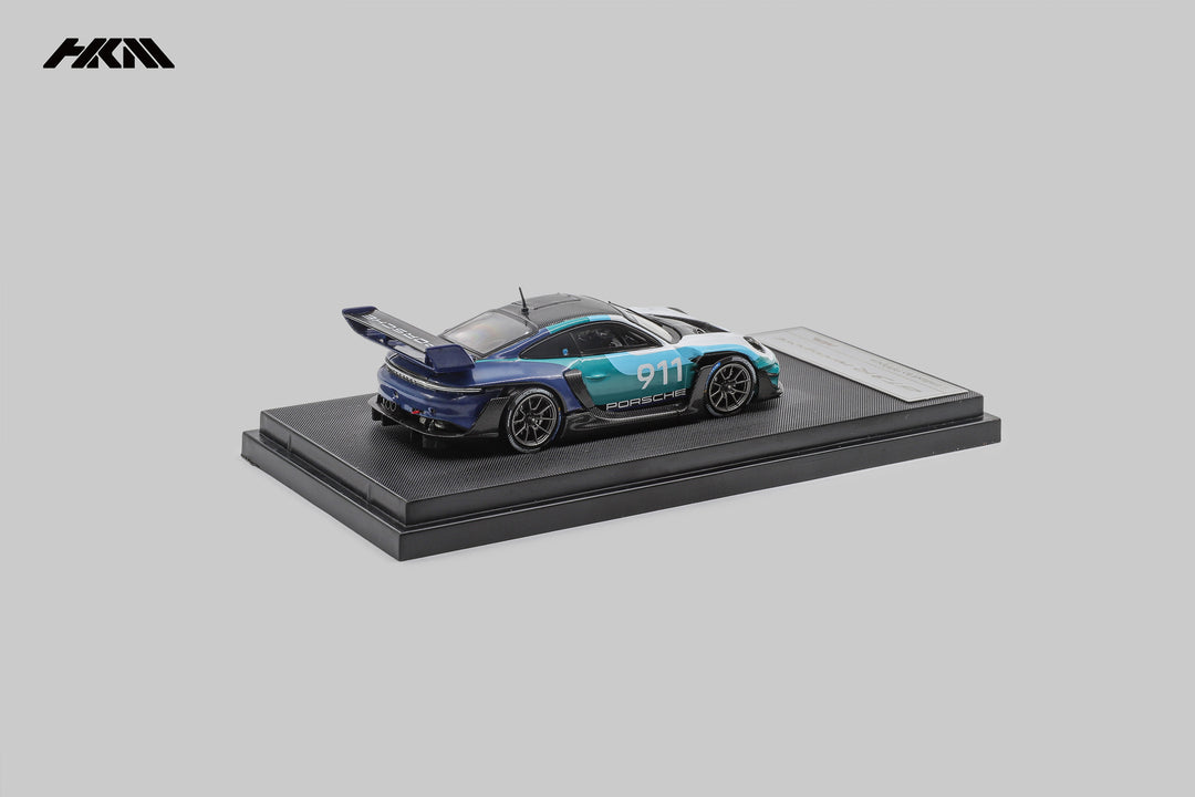 [Preorder] HKM 1:64 Porsche 911 (992) GT3 R Rennsport (3 Colours)