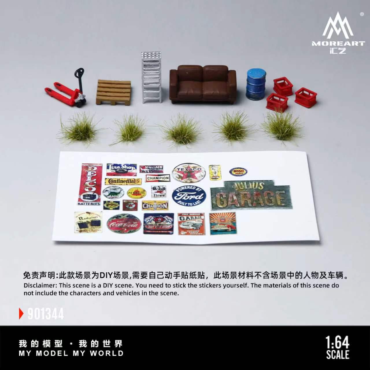 Preorder] MoreArt 1:64 AMERICAN-STYLE RETRO DIY REPAIR WORKSHOP