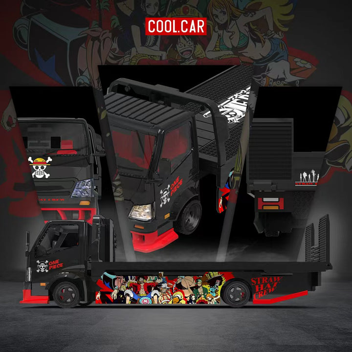 [Preorder] Cool Car 1:64 Hino H300 Flatbed Transport Trailer - One Piece Livery CC647258