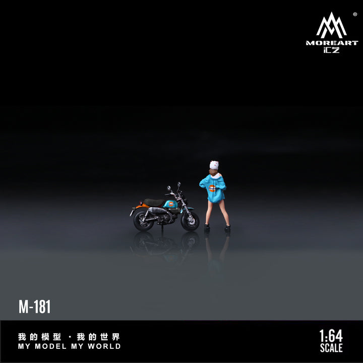 [Preorder] MoreArt 1:64 MONKEY 125 GULF MOTORCYCLE DOLL MO222181