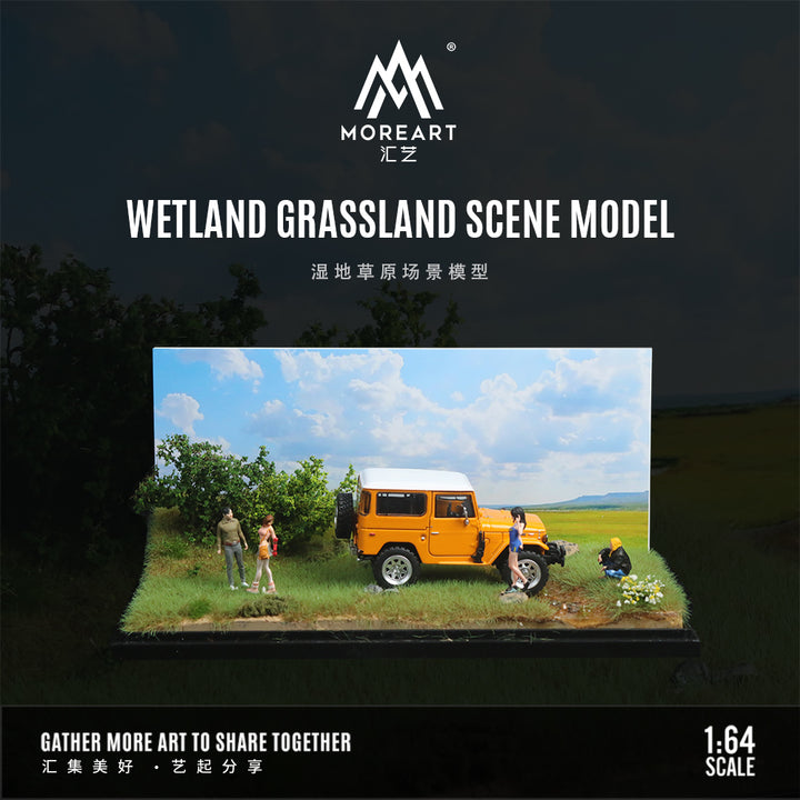 [Preorder] MoreArt 1:64 WETLAND GRASSLAND SCENE MODEL