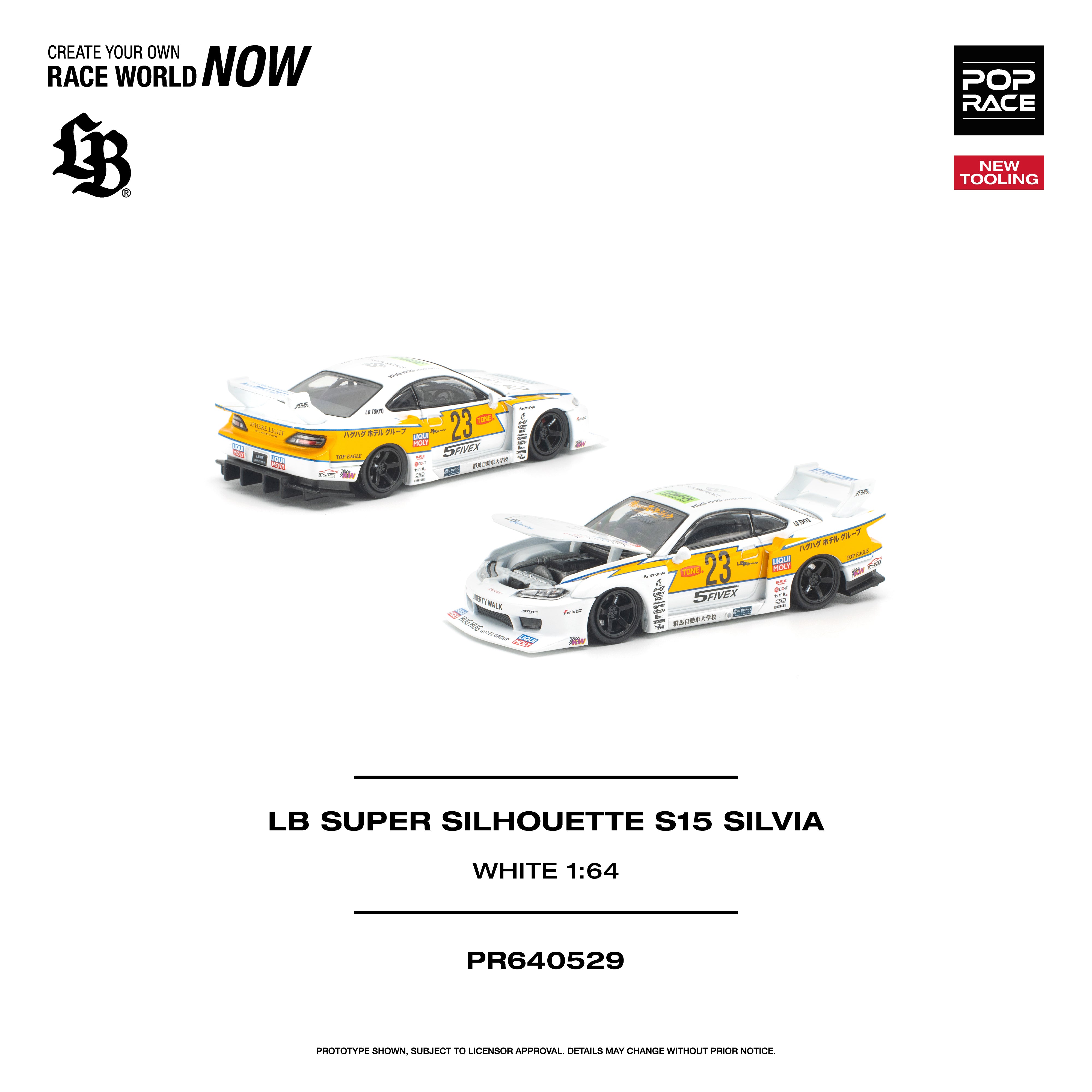 Preorder] POPRACE 1:64 LB SUPER SILHOUETTE S15 SILVIA PR640529