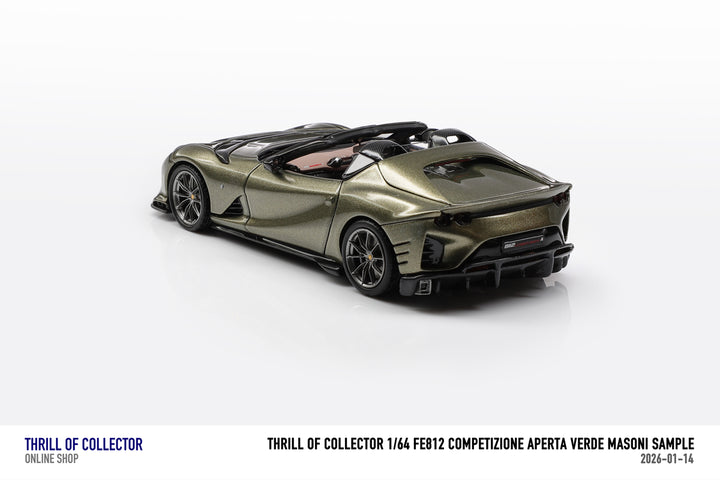 TOC 1:64 Ferrari 812C Aperta (10 Colours)