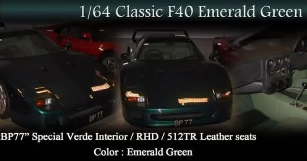 M64X 1:64 Classic F40 (6 Variants)