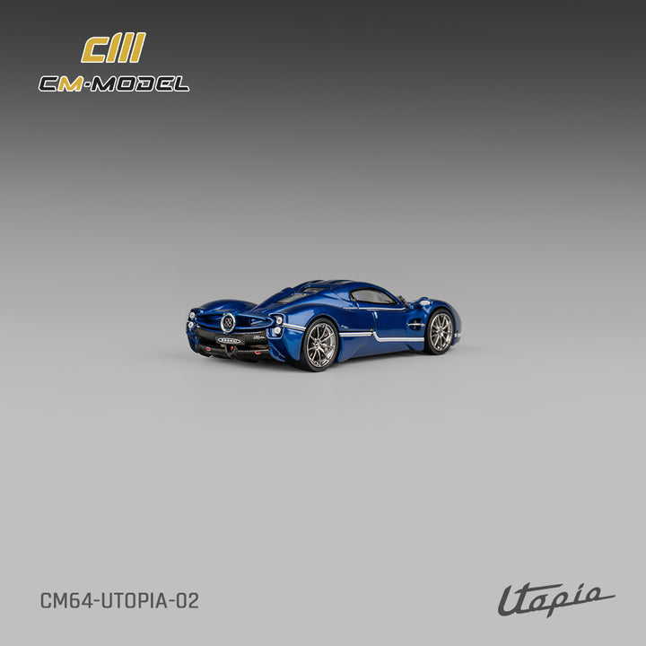 [Preorder] CM Model 1:64 Pagani Utopia Metallic Blue