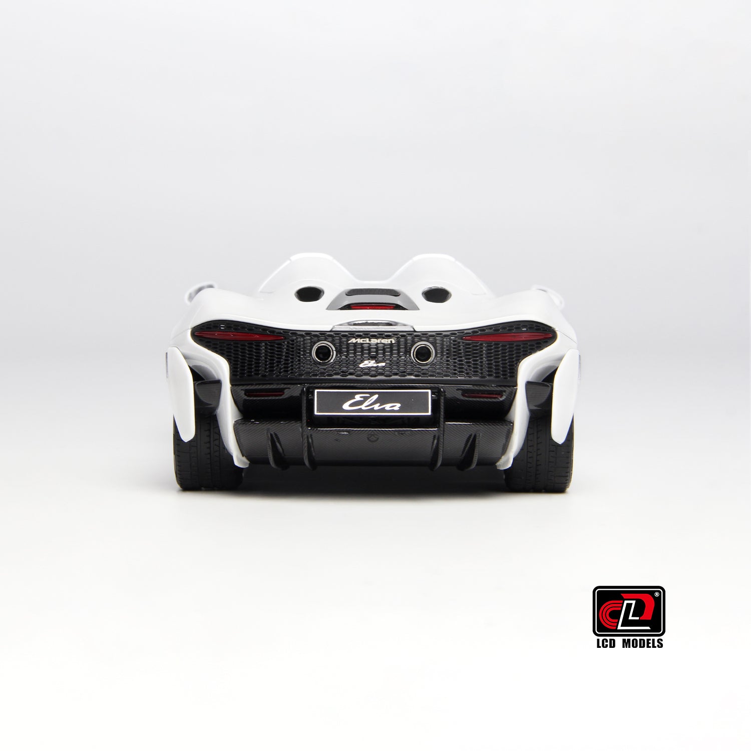 Preorder] LCD 1:18 McLaren ELVA - White LCD18015-WH – Horizon Diecast