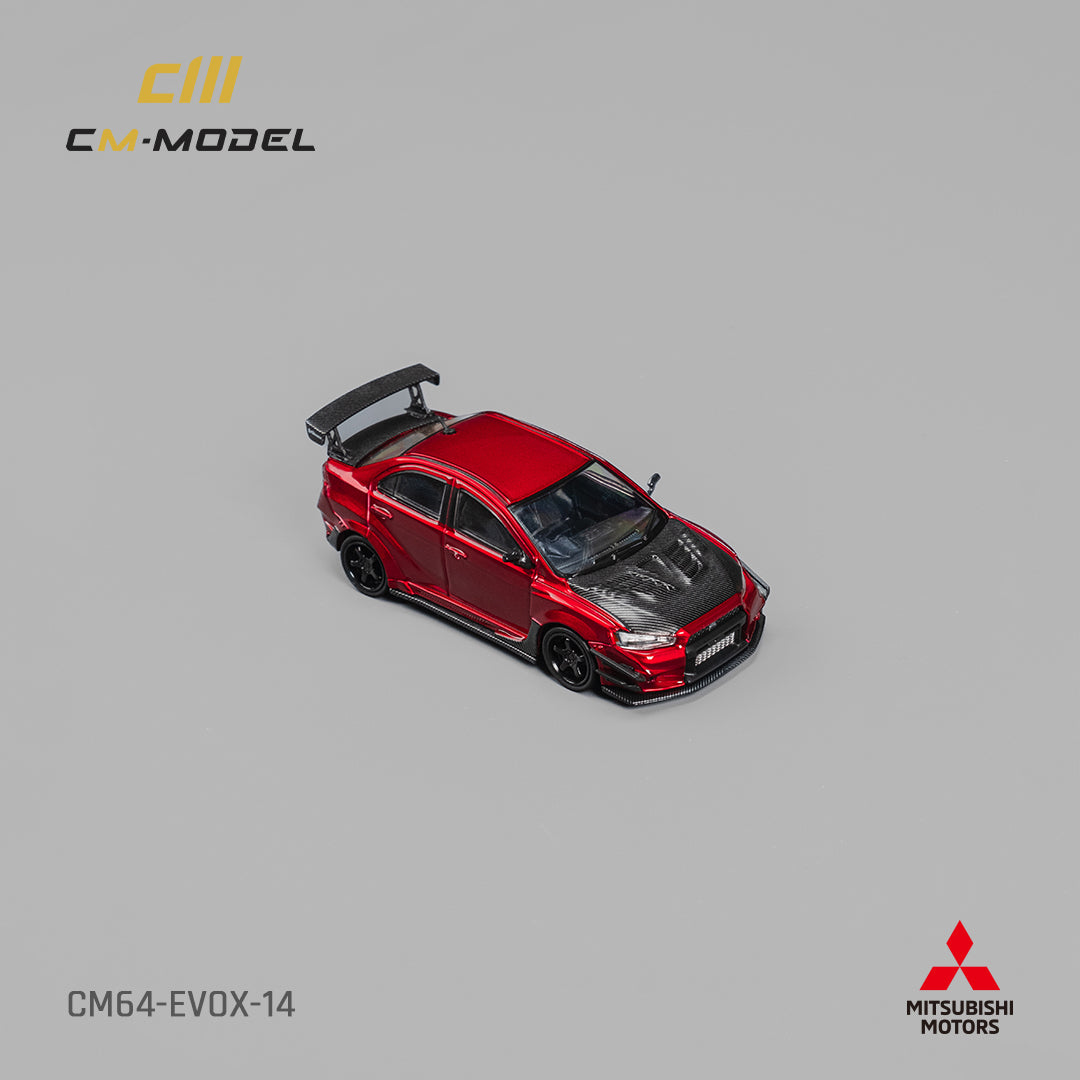 [Preorder] CM Model 1:64 Mitsubishi Lancer Evo X Varis Metallic Red CM64-EVOX-14