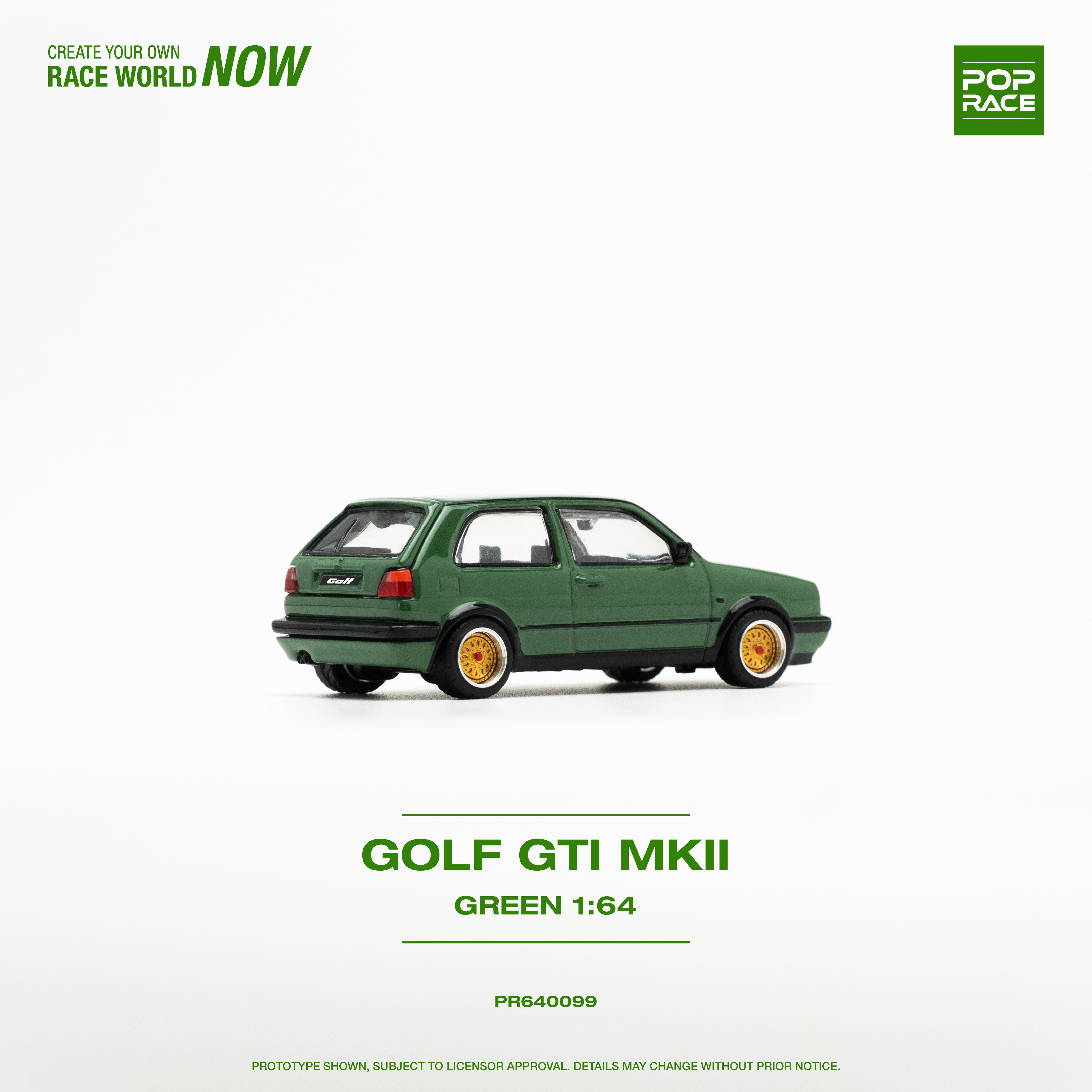 POPRACE 1:64 Volkswagen Golf GTI MKII PR640099 – Horizon Diecast