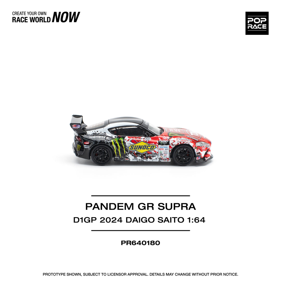 [Preorder] POPRACE 1:64 PANDEM GR SUPRA D1GP 2024 DAIGO SAITO PR640180