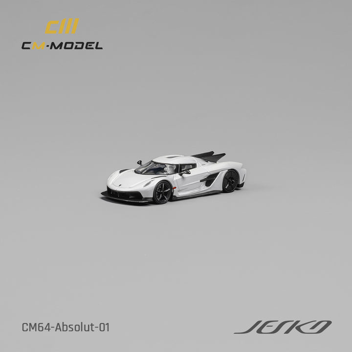 [Preorder] CM Model 1:64 Koenigsegg Jesko Absolut White