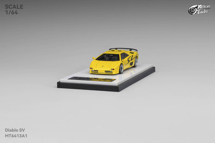 [Preorder] Microturbo 1:64 Custom Diablo SV - Metallic Yellow MT6413A1