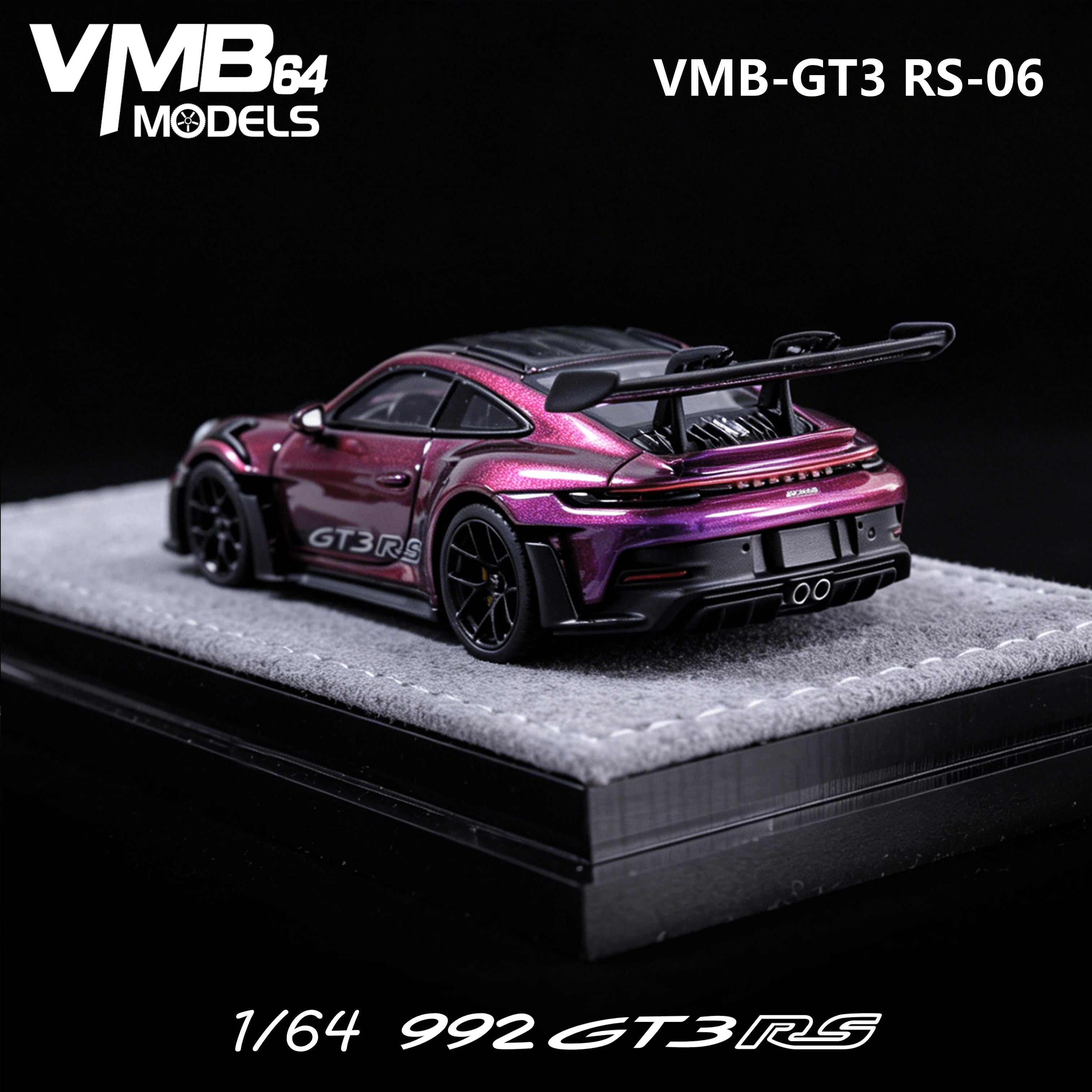 992GT3 RS★ Preorder] VMB 1:64 992 GT3 RS Fantasy Purple – Horizon Diecast