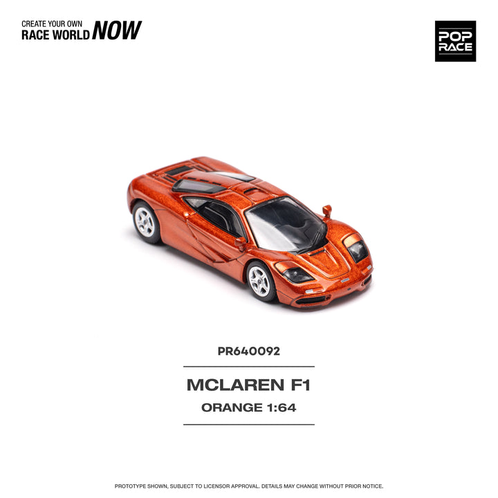 [Preorder] POPRACE 1:64 McLAREN F1 ORANGE PR640092