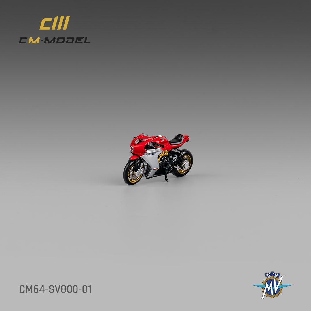 [Preorder] CM Model 1:64 MV Agusta SV800 with showgirl