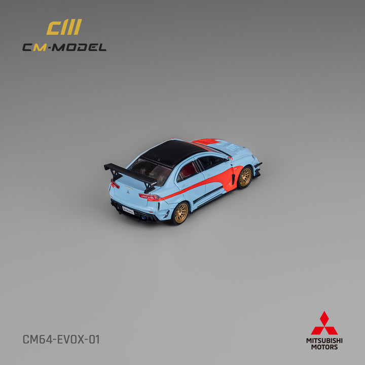 [Preorder] CM Model 1:64 Mitsubishi Lancer Evo X Varis Widebody Orange & Blue CM64-EVOX-01