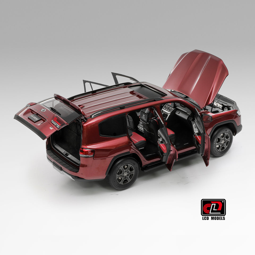 [Preorder] LCD 1:18 Toyota Land Cruiser LC300-GR Sport (4 Colours) LCD18013