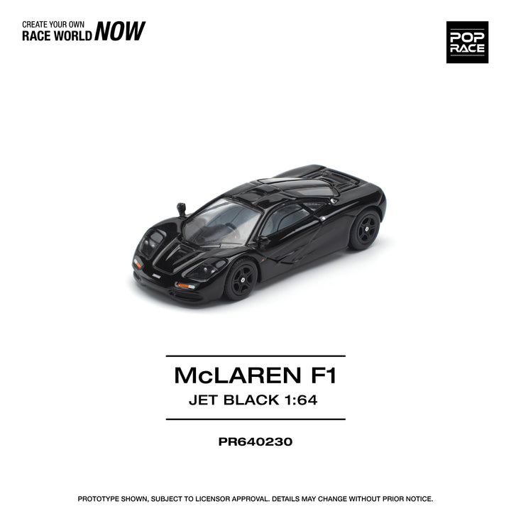 [Preorder] POPRACE 1:64 McLAREN F1 - JET BLACK PR640230