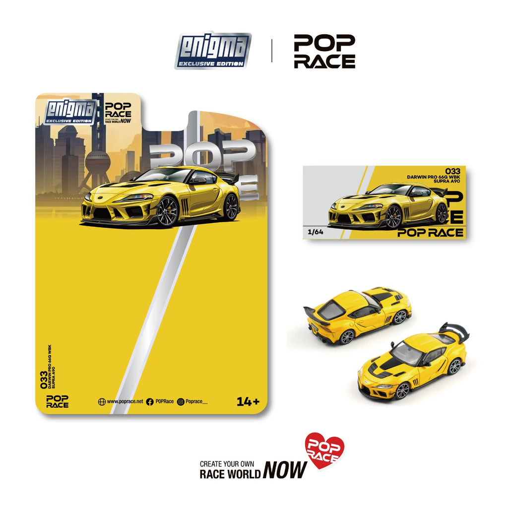 Preorder] POPRACE 1:64 Toyota Darwin Pro 66G WBK Supra A90 PRE033