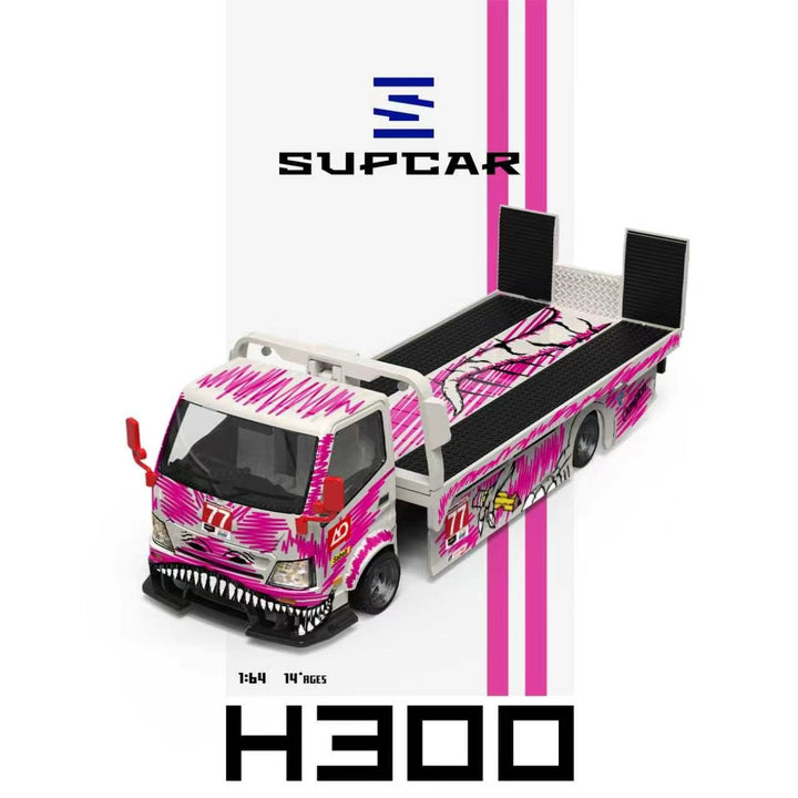 [Preorder] SUPCAR 1:64 H300 Flatbed Transport Trailer 