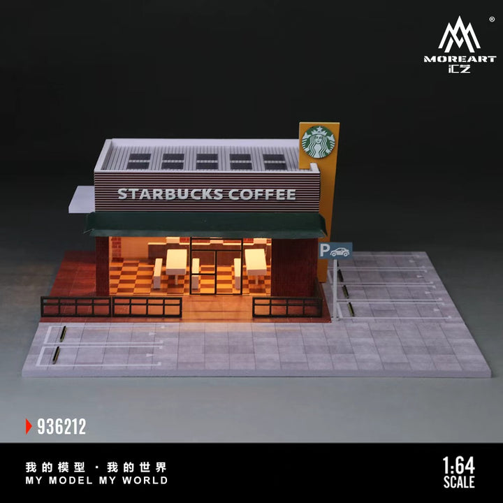 [Preorder] MoreArt 1:64 STARBUCKS STORE MINIATURE SCENE MO936212