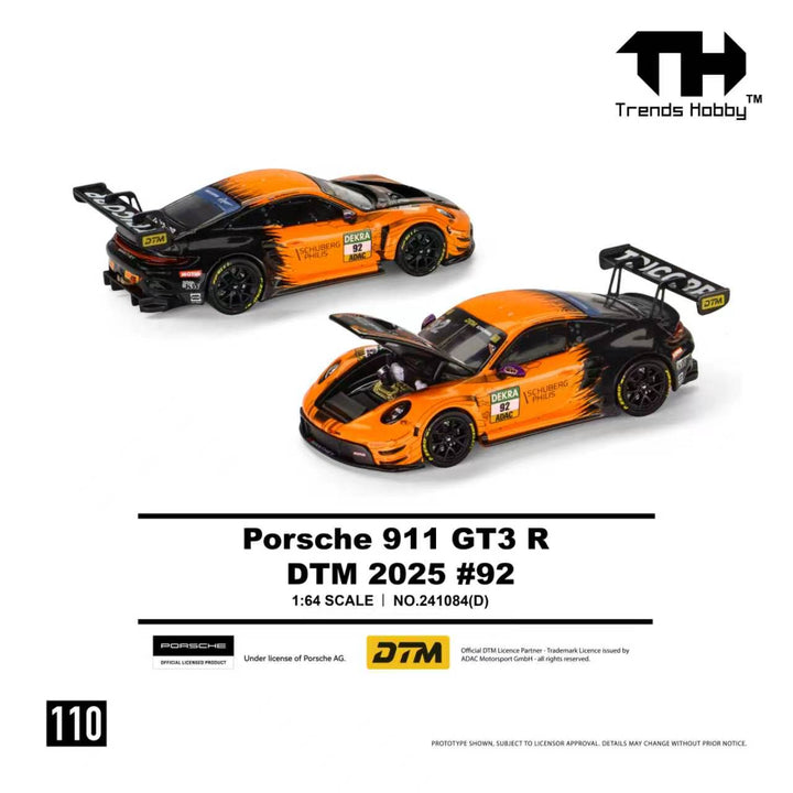 [Preorder] Trends Hobby 1:64 Porsche 911 GT3 R DTM 2025 