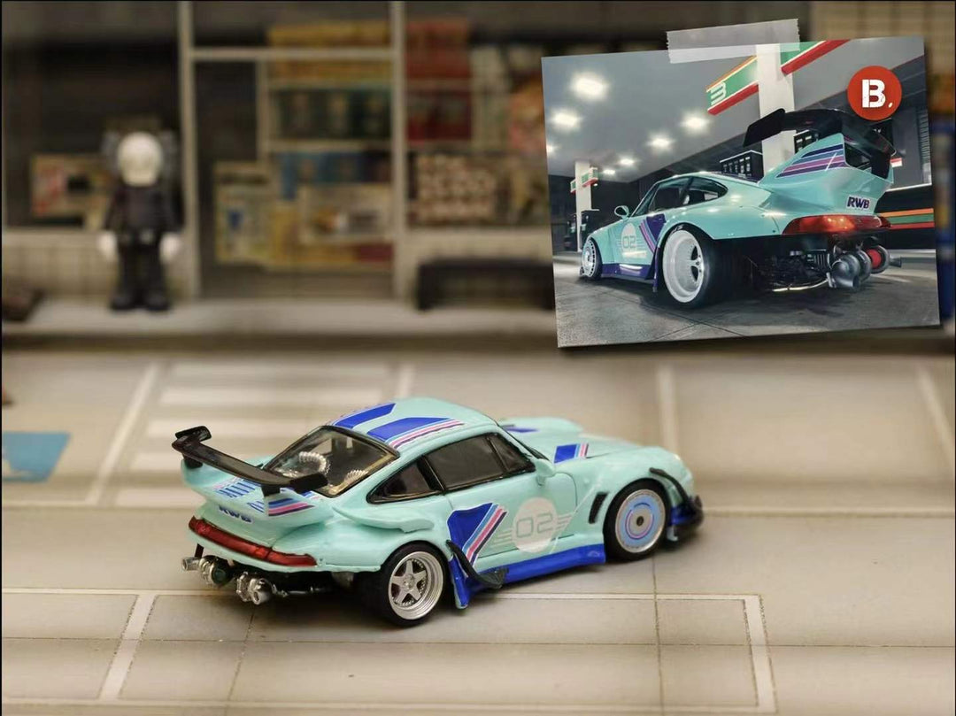 Street Weapon 1:64 Porsche RWB 993 (3 Versions)