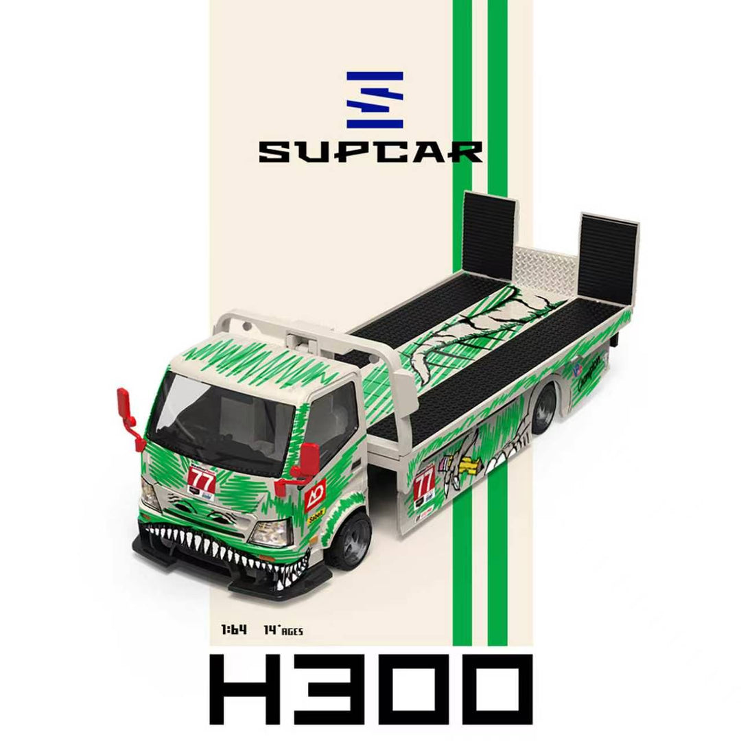 [Preorder] SUPCAR 1:64 H300 Green Graffiti Dino Livery SC647250