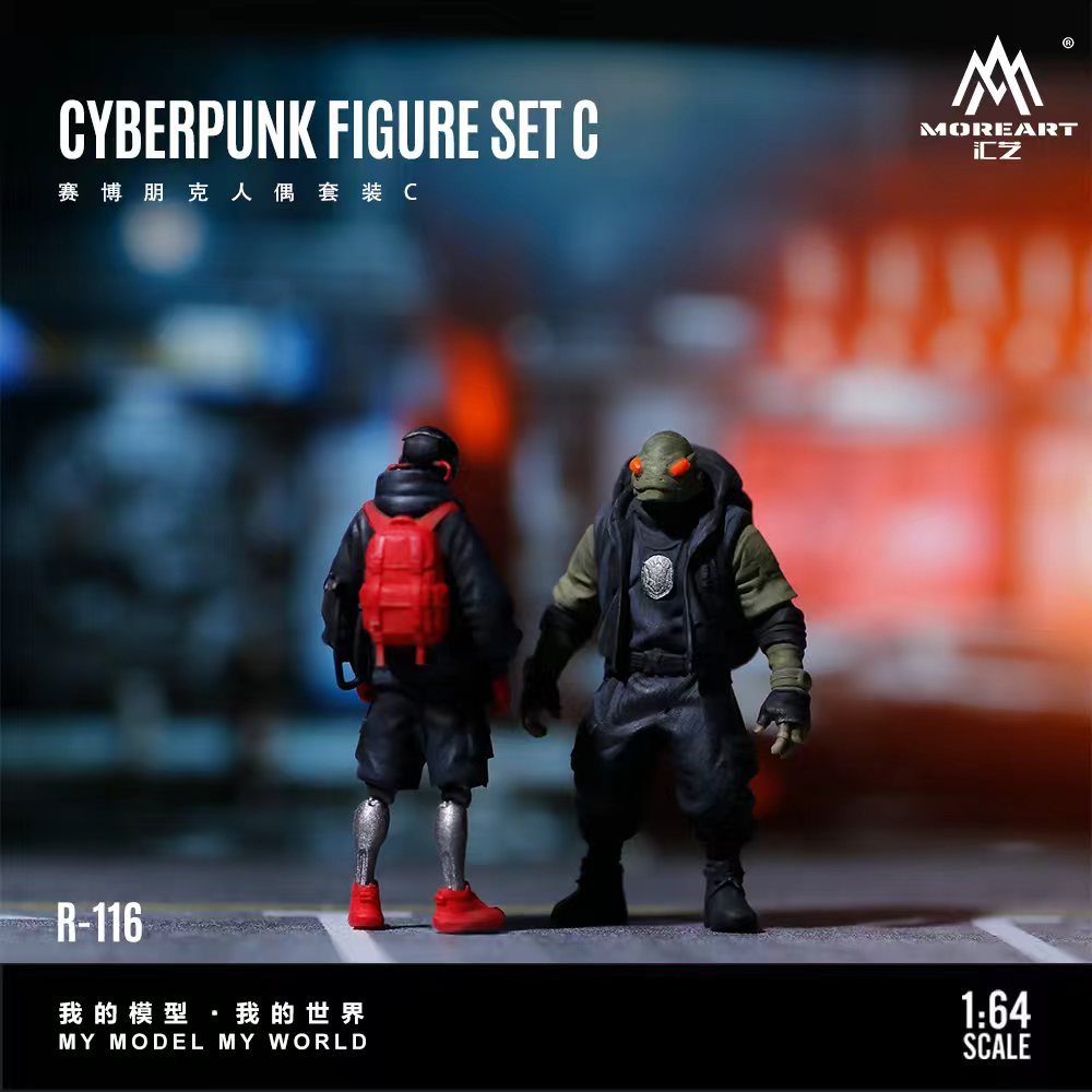 [Preorder] MoreArt 1:64 CYBERPUNK FIGURE SET C MO223116