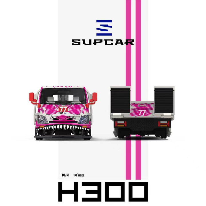 [Preorder] SUPCAR 1:64 H300 Flatbed Transport Trailer 