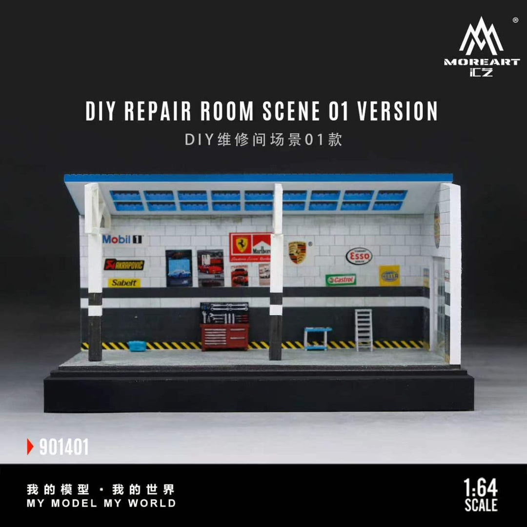 [Preorder] MoreArt 1:64 DIY REPAIR ROOM SCENE O1 VERSION MO901401