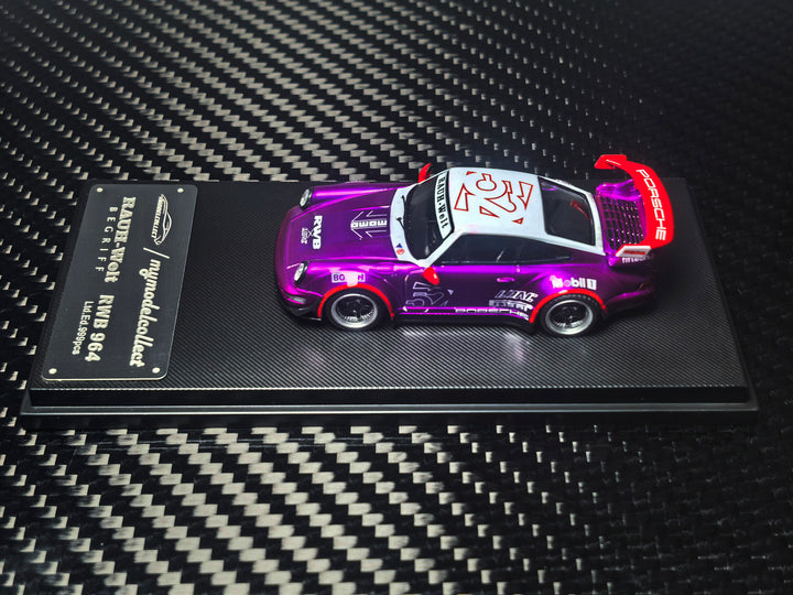 [Preorder] Model Collect 1:64 Transparent Pink Purple High Wing RWB 964 MC640024P