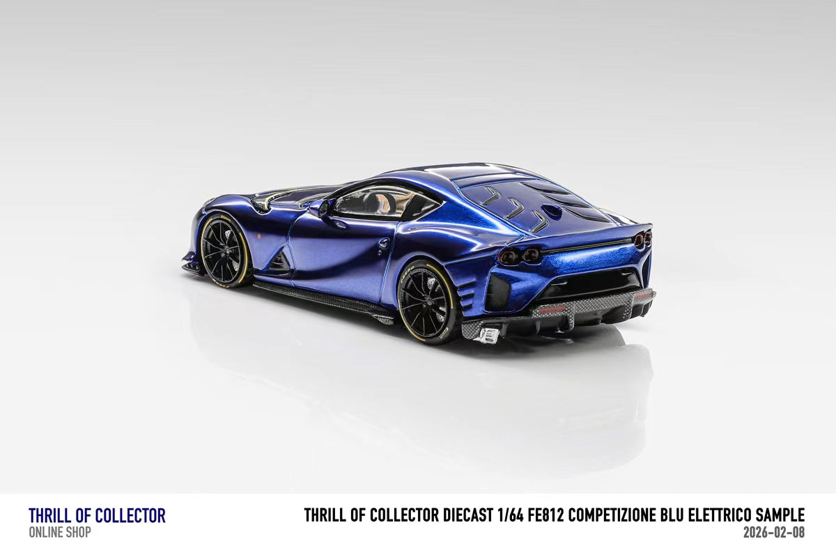 1/64 FuelMe toc フェラーリ 812 Competizione 青 TOC 1:64 Ferrari 812C 3.0 (4 Colours) – Horizon Diecast