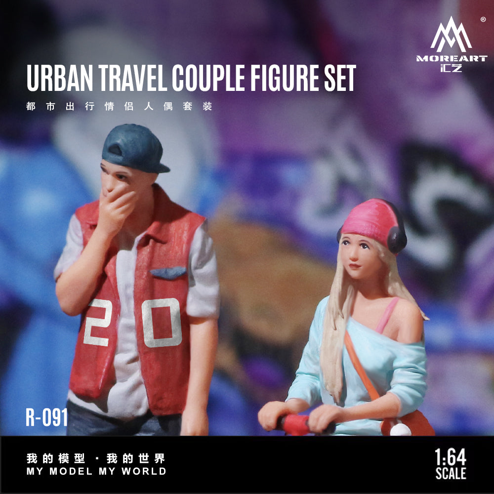 [Preorder] MoreArt 1:64 URBAN TRAVEL COUPLE FIGURE SET MO223091