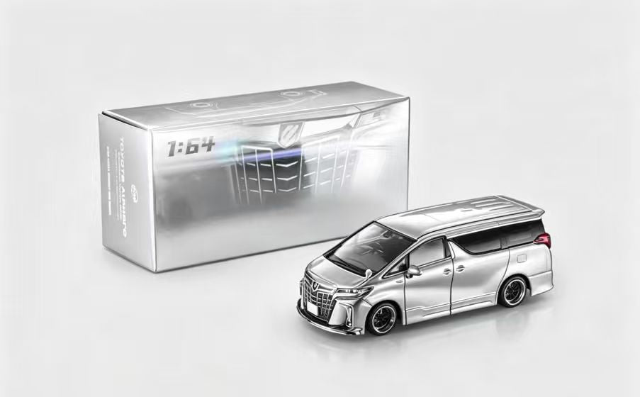 [Preorder] Model Model 1:64 Toyota Alphard Liquid Metallic Silver MM64-Alphard-004