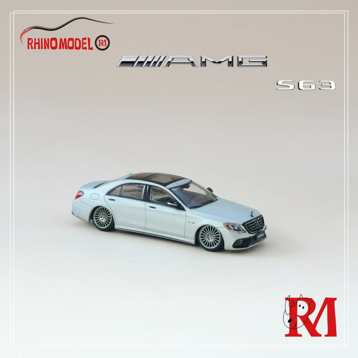 [Preorder] Rhino Model 1:64 Mercedes-Benz S Class 6th Generation W222 AMG S63 (4 Versions)